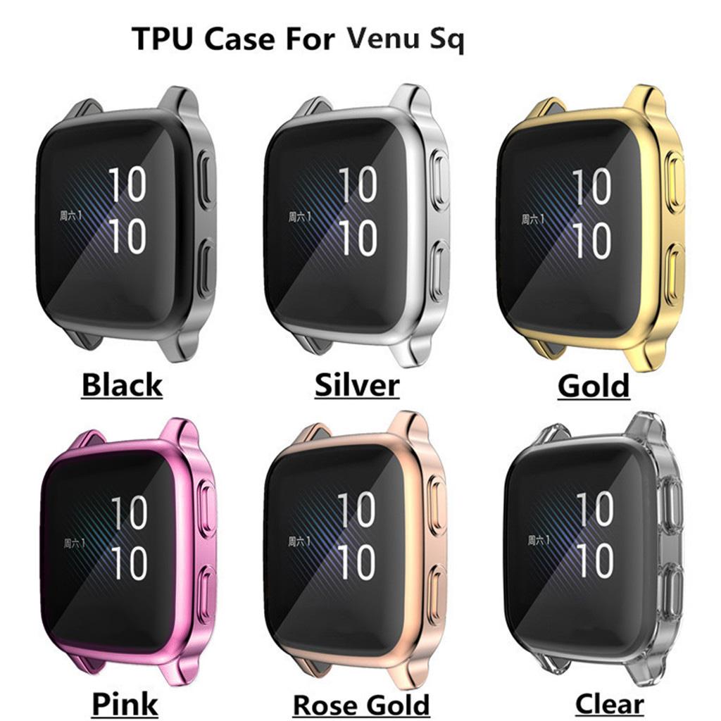 Protector Cover for Case For Venu SQ Smartwatch Protective for Shell Frame Full Scre for Case