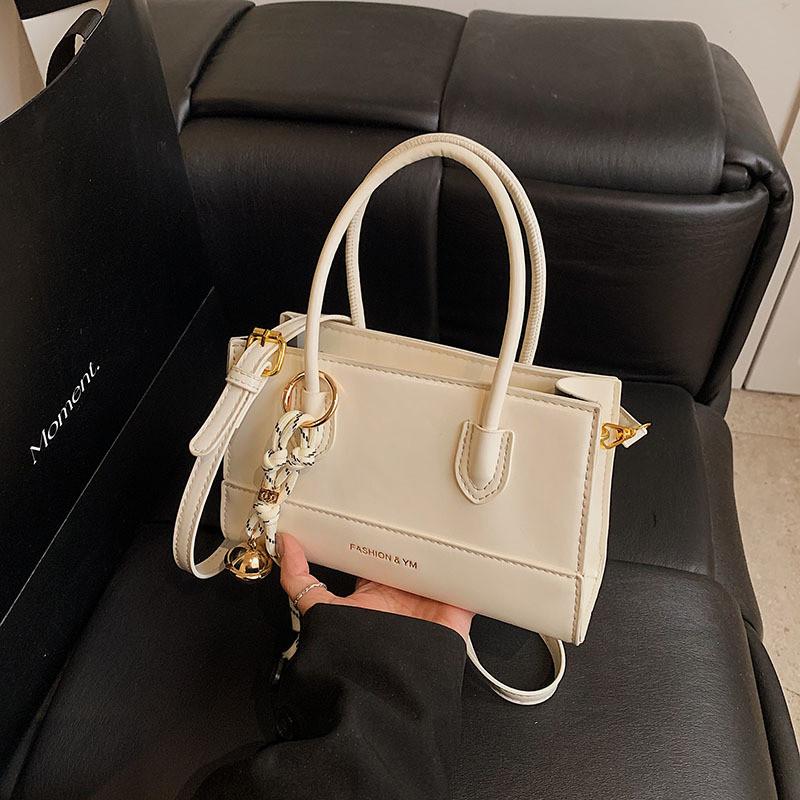 Ielgy Simple Portable Small Square Bag Fashion Shoulder Messenger Bag