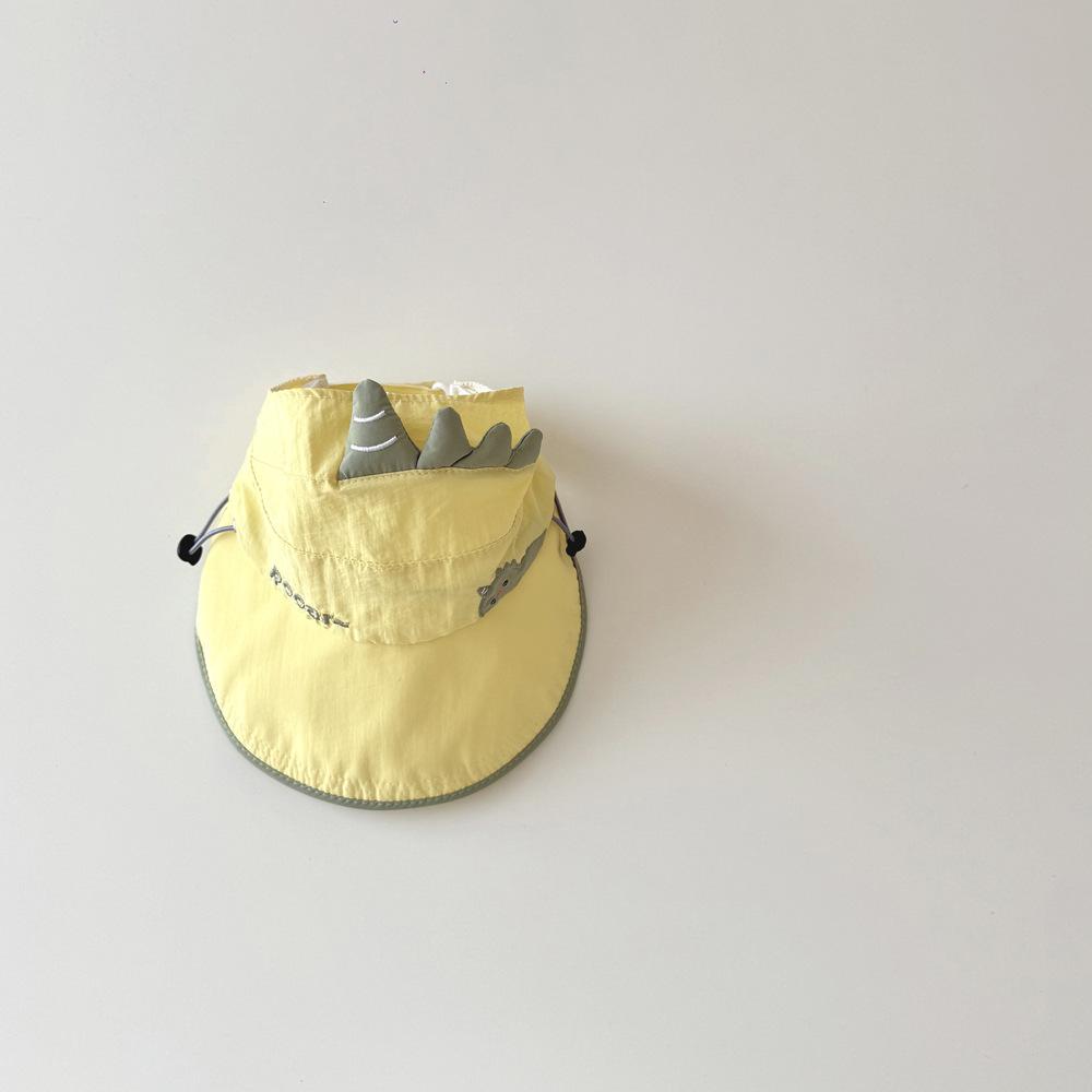 Summer Baby Hat with Large Brim Duckbill Design Quick-Drying Sunscreen Sunshade Empty Top Cap for Children