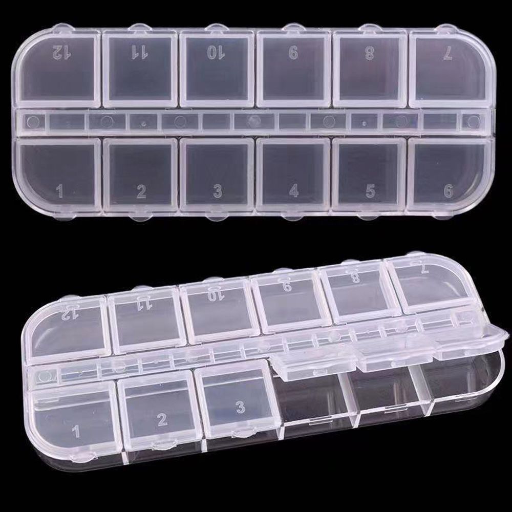 Earring Rhinestones Empty Case Storage Box Nail Art Rhinestone Storage Box Jewelry Organizer