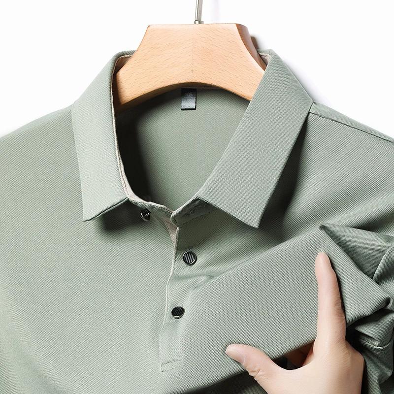 Nová pánská business casual košile s krátkým rukávem, jednobarevná polokošile, módní, prodyšná, pohodlná, všestranný top