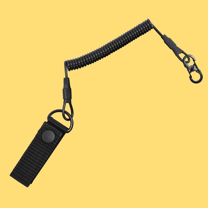 Tactical Anti-Loss Spring Lanyard