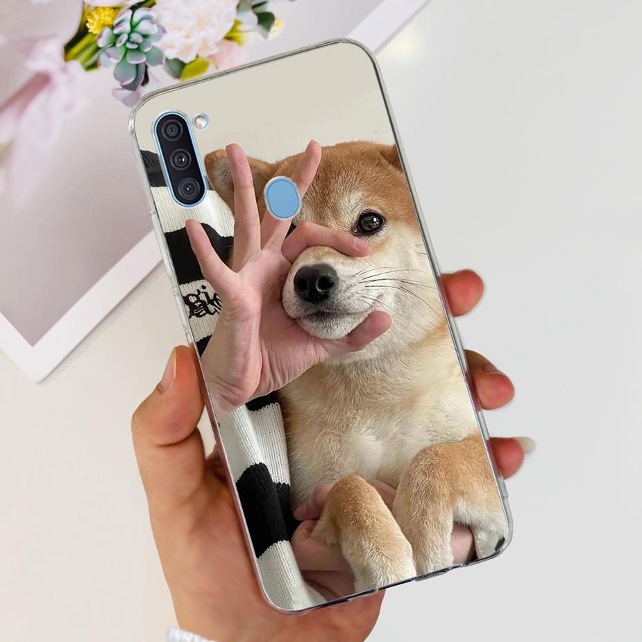 For Samsung Galaxy A11 Case SM-A115F Popular Painted Cover Soft Silicone Phone Case For Samsung A11 M 11 Galaxy M11 M115F Fundas