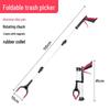 Collapsible Long-Handled Trash Picker Tongs - Household Sanitation Tool