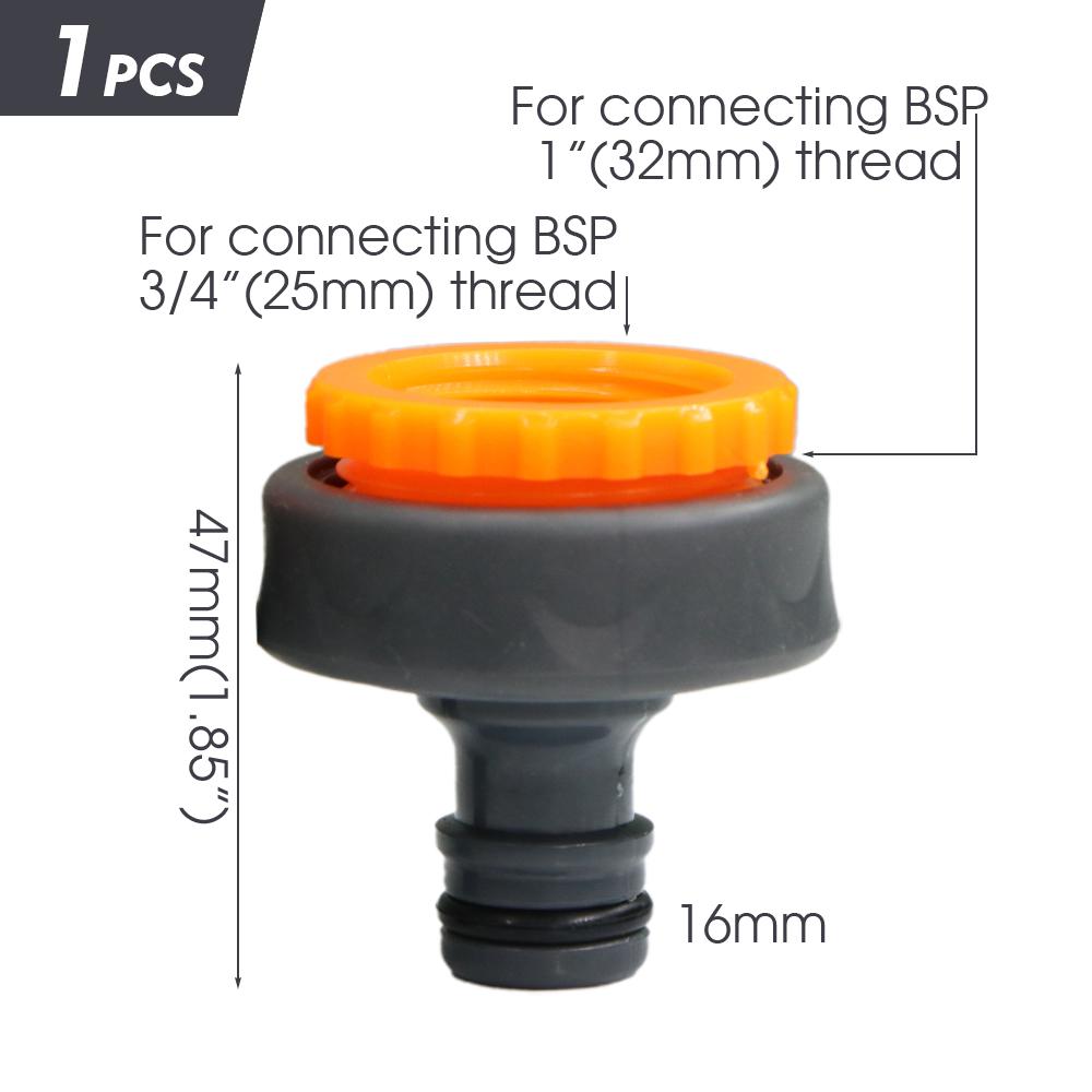 

1/2 3/4 1 Мужской Женский Адаптер Y-образный Соединитель Аксессуары Для Полива Воды Использовать Садовый Шланг Кран Вкл/Выкл Клапан 16 мм Быстроразъемное Соединение