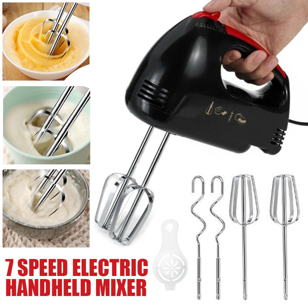 

PDTO 7-скоростной электрический ручной миксер, венчик для взбивания яиц, блендеры для торта, хлеба