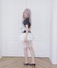Chelikwili Soft Punk Eyelet Skirt - White