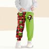 Kids' Fashion Christmas Print Loose-Fit Waistband Casual Sweatpants
