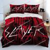 Art Style Unique Slayer Heavy Metal Band Music Bedding Set Queen/King Size Duvet Cover Comforter Soft Bed Sheet Set Home Decor