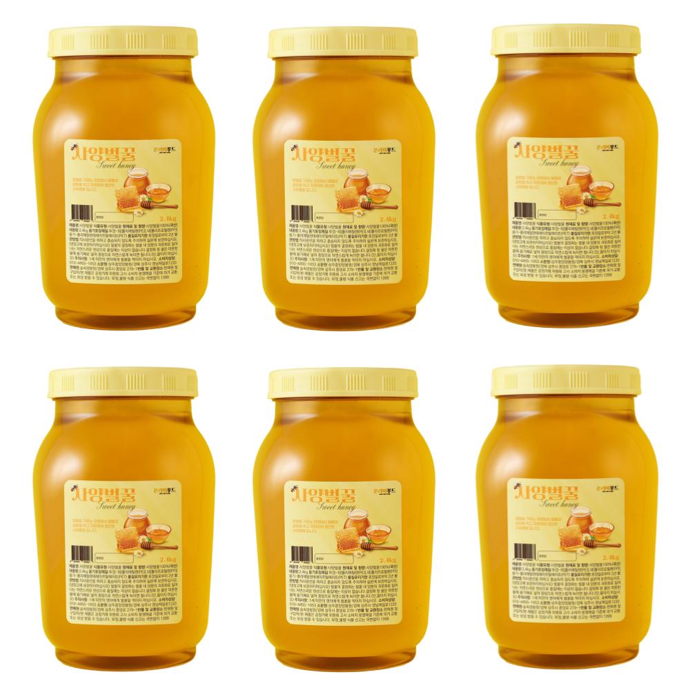 OnlyB Food Pure Sugar-fed Honey 6 pcs 2.4kg