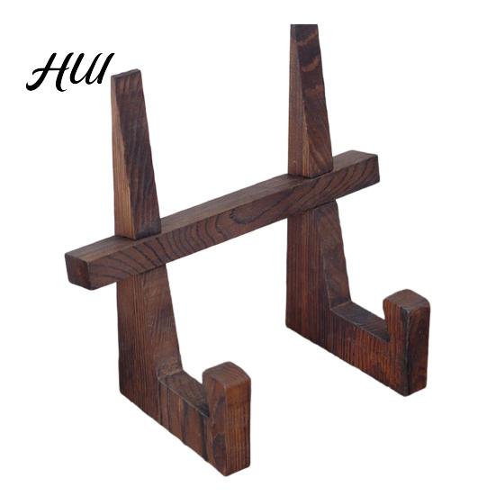 Solid Wood Book Holder Wooden Stand for Reading, Adjustable Tablet Cookbook Holder, Photo Frame Foldable Desktop Display Rack Music Records Art Print