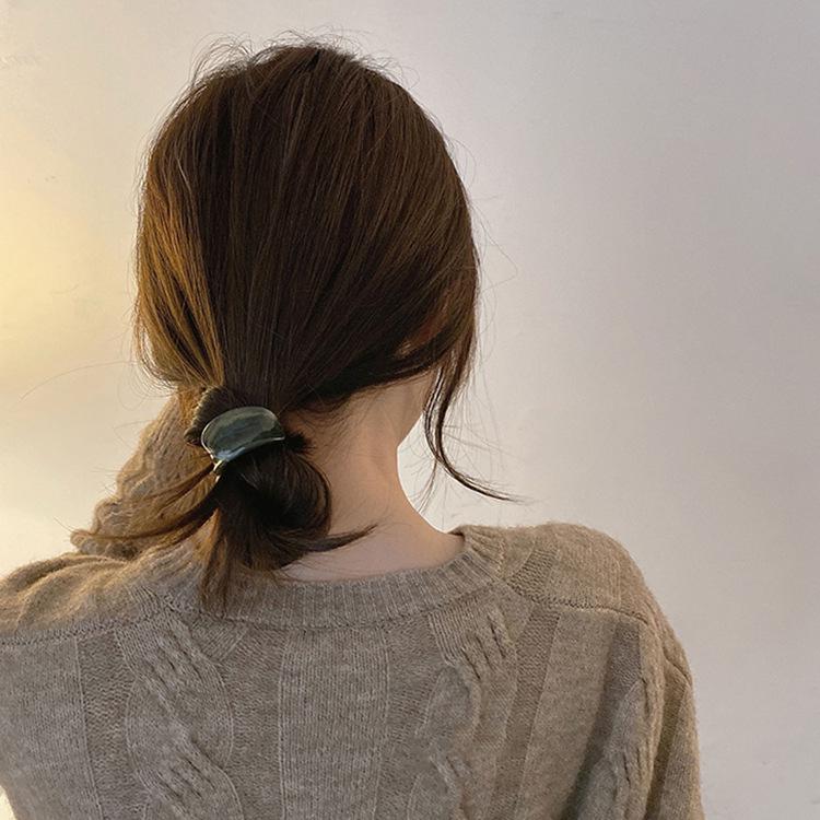 Dongdaemun Retro Marmor Geometrische Schleife Haarband