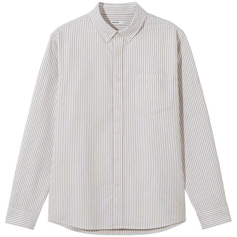 Hotwind Men s Oxford Casual Shirt Jacket M