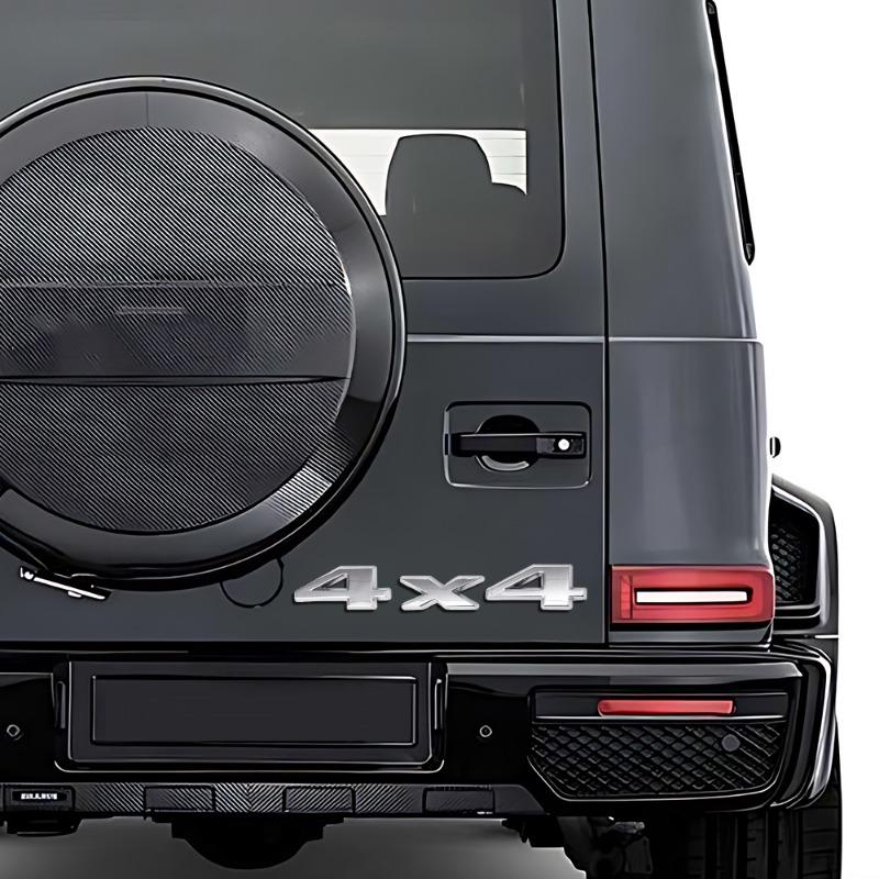 3D-Auto-Metallaufkleber Allrad-Geländewagen 4x4-Änderungsetikett Automatisches Motorrad-Styling-Zubehör für Jepp