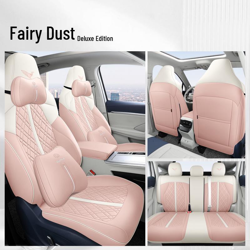 Roewe Whale Car Seat Cover: Leather, All-Season, Universal Fit, Full Wrap Set