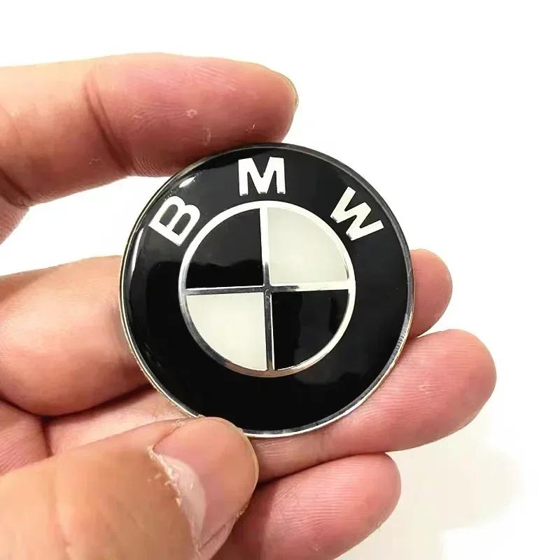 2025 Hot 1Pcs 46mm Car Steering Wheel Badge Emblem Sticker For All BMW Series E36 E46 E53 E90 E60 E61 E93 E87 X1 X3 X5 X6 F30 F2