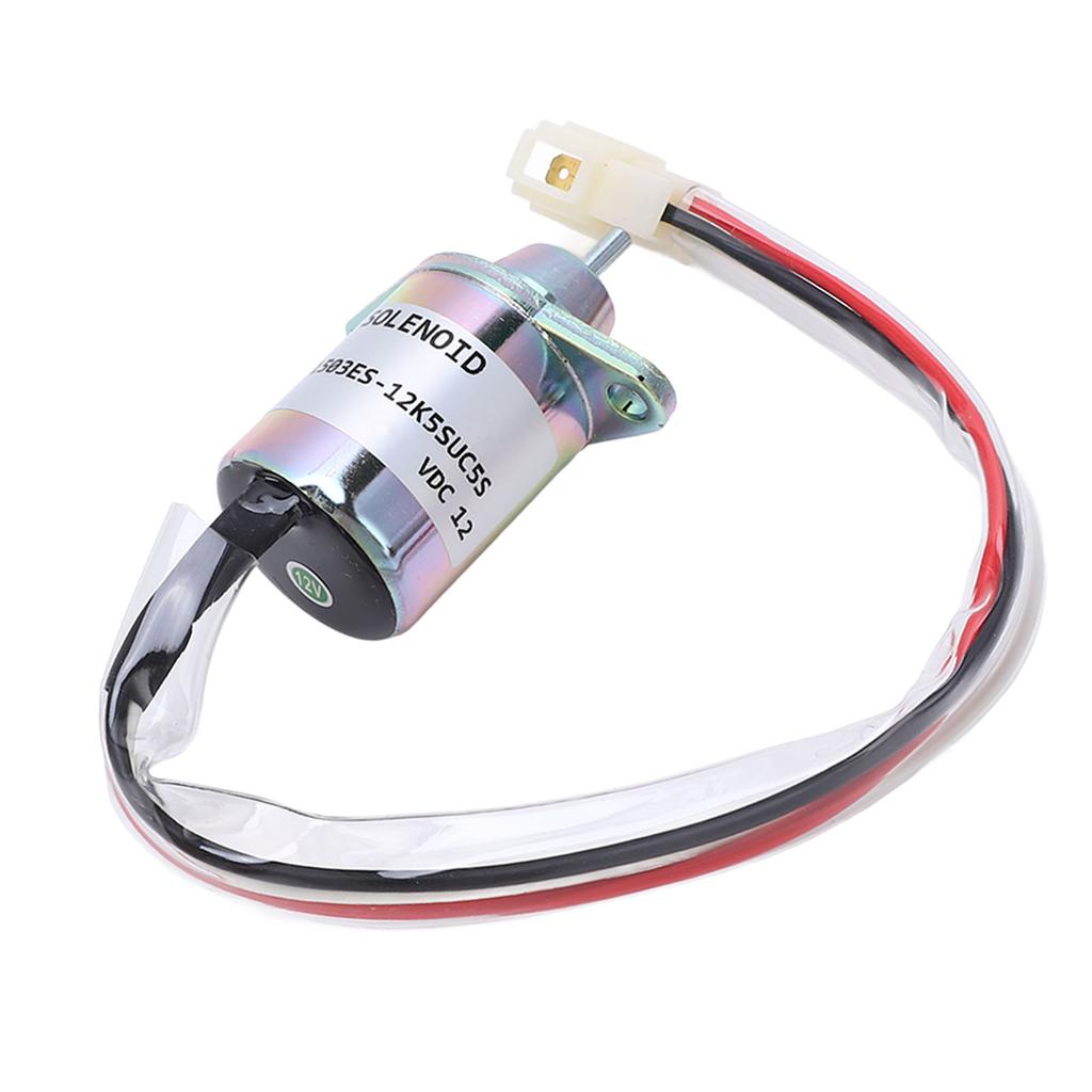 12V Fuel Shut Off Solenoid Valve 1503ES 12K5SUC5S Replacement For John Deere 355D Lawn Tractor