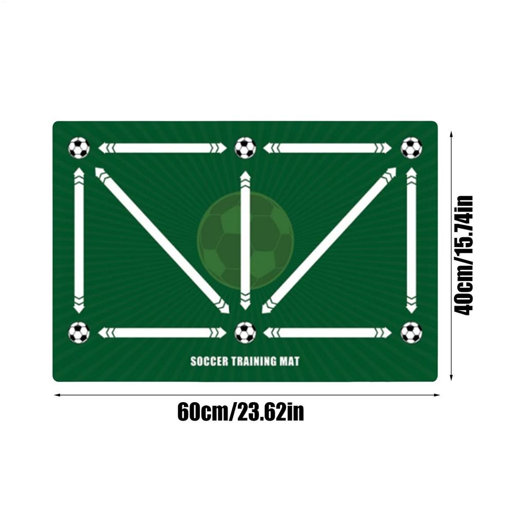 Agility Footstep Training Mat Non-Slip Football Training Mat Safe Agility Footstep Portable Design for Players Fans Lovers