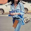 For Xiaomi 15T Wallet Case RFID Blocking Calf Texture Leather Stand Phone Cover with Strap