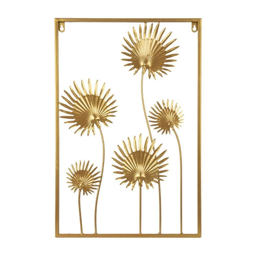 Leaf Shape Wall Decoration Gold Metal Pendants New Decorative Wall Ledges  Living Room