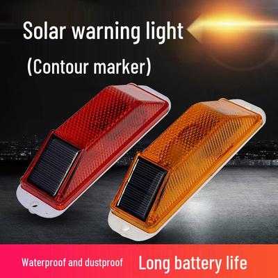 LED Solar Road Warning Strobe Light for Nighttime Construction and Barriers