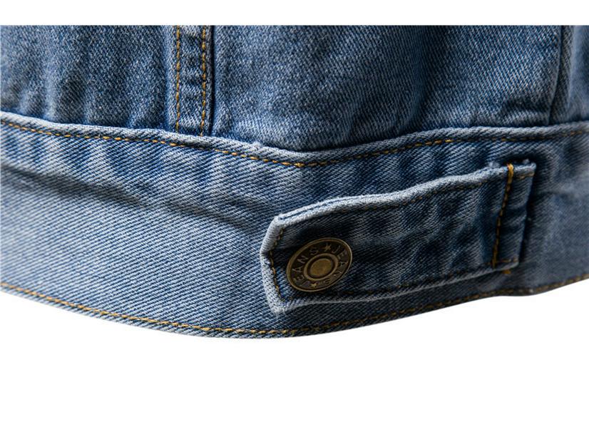 Men's Slim Fit Denim Jacket - Autumn/Winter 2023, Korean Style, Plus Size Casual Cardigan