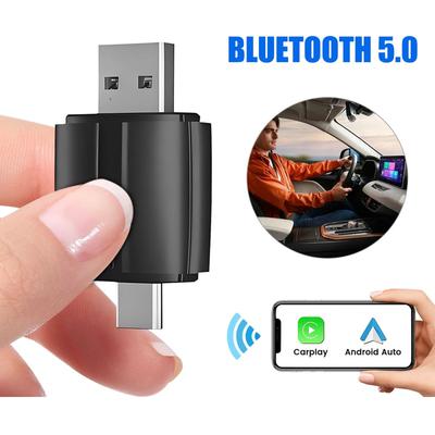 2-in-1 Auto Car Play Wireless Adapter Wireless Adapter Passend für iOS Android
