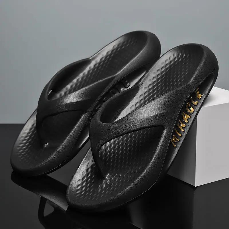 Sandals on Beach Flat Shoes for Women Flip Flops Soft Woman Slippers Slides Outside Small Size Chic and Elegant I Y Designer 39