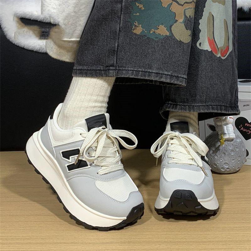 Sports and leisure shoes spring and autumn new soft-soled dad shoes wear-resistant niche design