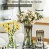 Elegant Small Glass Vase for Fresh Flowers - Perfect for Living Room or Dining Table Decor