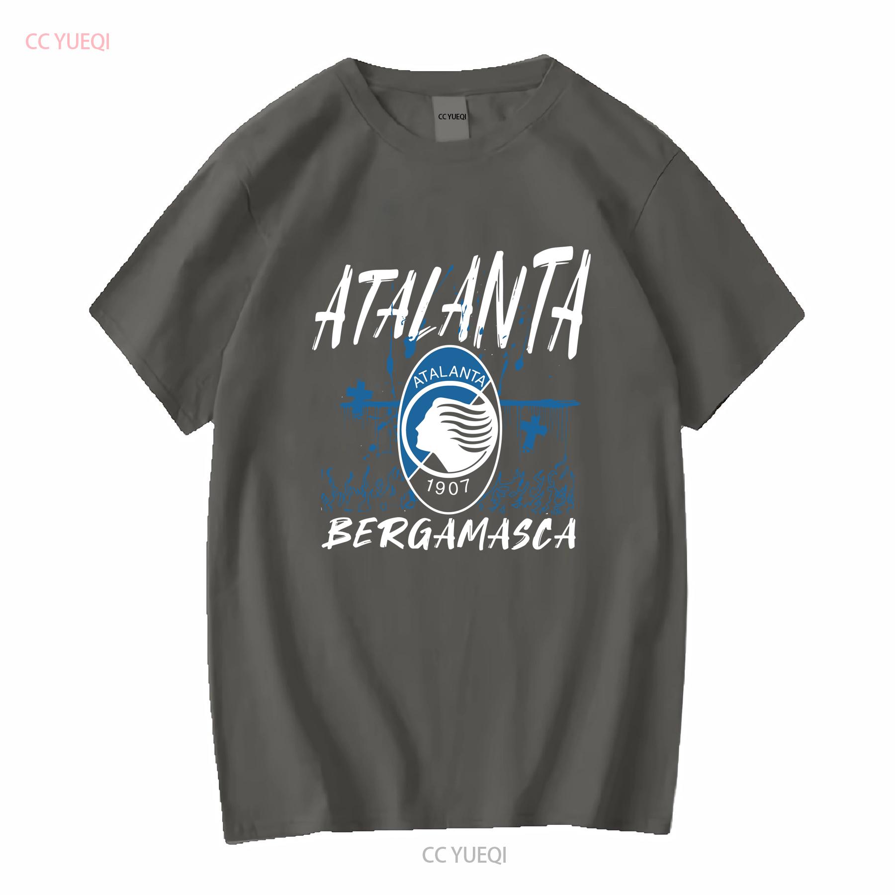 

Atalanta T shirt Bergamasca Calcio La Dea Gli Orobici Nerazzurri Bergamo long or short sleeves vintage Washed Casual Soft L
