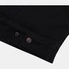 Levis Solid Color Button-Down Casual Long Sleeve Denim Jacket Women Jackets Black 17356-0000