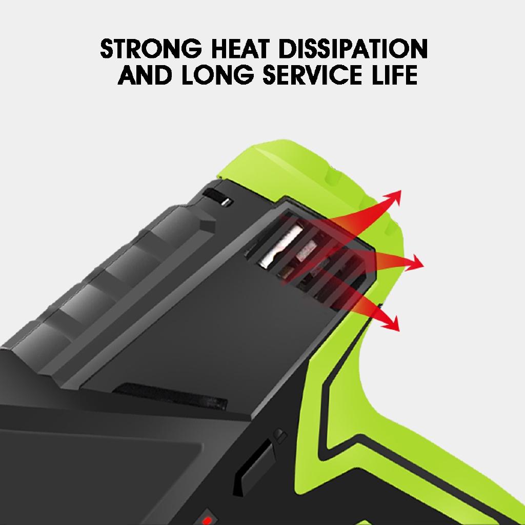 88V Cordless Reciprocating Saw +4 Saw Blades Metal Cutting Wood Tool Portable Metal Woodworking Cutters W/2 Battery