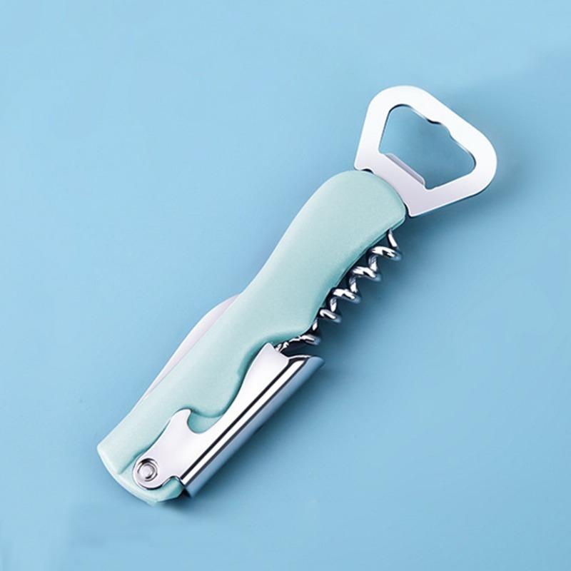 1PC Portable Beer Can Opener Wine Bottle Opener Restaurant Kitchen Tool Birthday Party Supplies Integrated Lid Opener