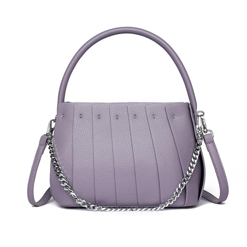 

Women s High-quality Leather Top-Handle Bags Luxury Designer Shoulder Crossbody Bag Ladies Purses and Handbags Messenger Bag Sac 24cm 11cm 18cm сливовый