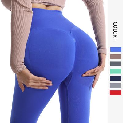 Mallas de Yoga de cintura alta para mujer, leggins de deporte para gimnasio, levantamiento de glúteos, pantalones de entrenamiento femenino sin costuras