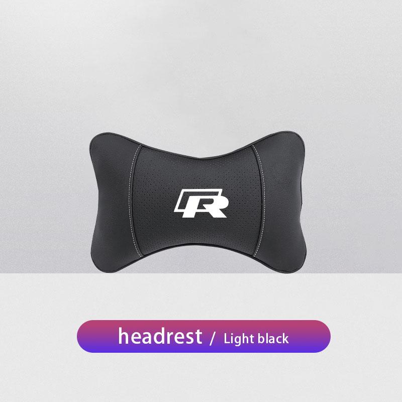 

For VW Volkswagen Jetta MK5 Golf Leather Car Seat Headrest Memory Foam Comfort Neck Pillow Auto Interiors For Volkswagen VW RLin