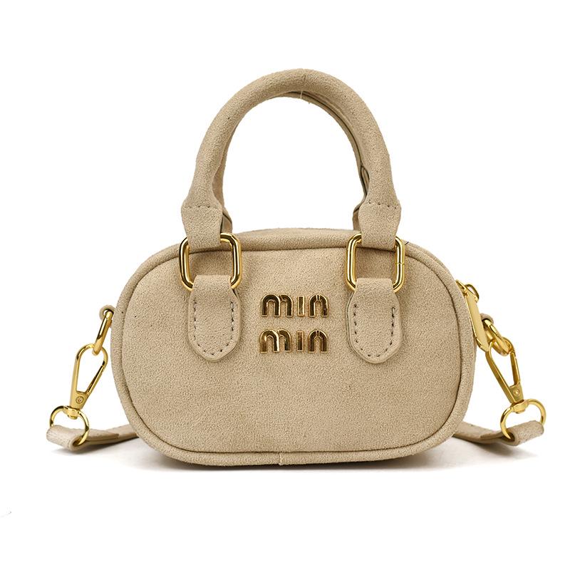 

Корейський стиль Матова сумка-кросбоді принцеси - Універсальна жіноча сумка на плече для маленьких дівчаток 14*5.5*9 білий