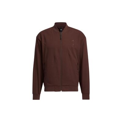 Wuji Comm Woven Jacket With Solid Color Logo Men Jackets Dark-Grey Brown IP4935