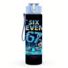 1PC Neon Galaxy Six Seven Graffiti Art 750ml Color Plastic Water Bottle Leakproof Flip Straw Lid For Sports Office Home Use