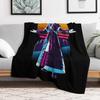 Emet-Selch - FFXIV *80s retro* Throw Blanket Sofa Camping christmas gifts Fluffy Shaggy Blankets