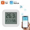 Tuya Smart Bluetooth Temperature Humidity Sensor LCD Display Thermometer Hygrometer APP Remote Google Home Alexa Voice Control