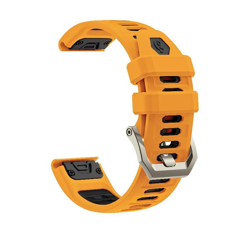 22mm 26mm QuickFit Silicone Replacement Band for Garmin Fenix 8 7 6 5 7X 8X 6X 5X Pro Solar Epix Descent Sport Watch Accessory