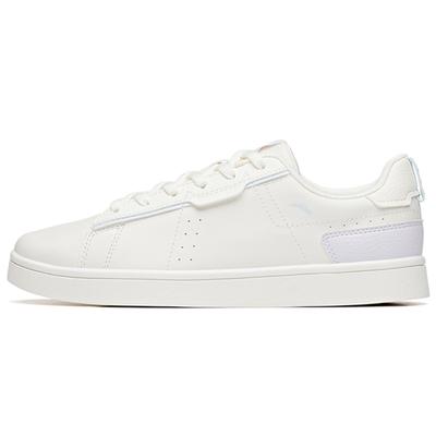 Low-Top Skateboard Shoes Women's White Purple Sneakers 922138001-2