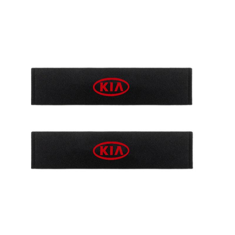 Ensemble Oreillers de Nuque pour Siège Auto avec Housse de Ceinture de Sécurité Coussin de Repos Confortable pour Voyage pour KIA Rio ceed sportage cerato soul sorento K3 K5