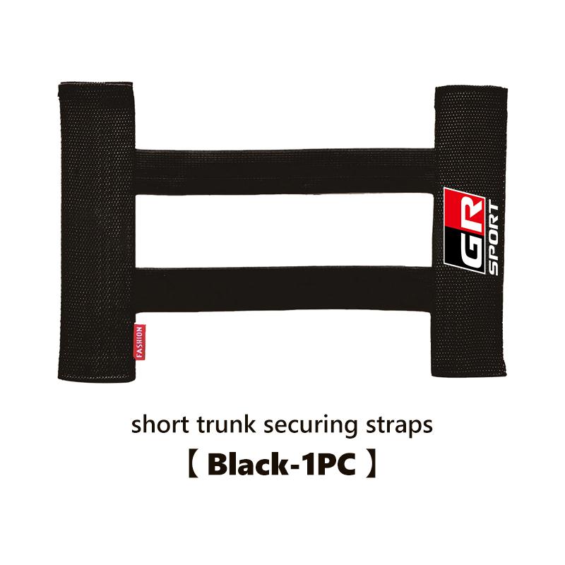 Car Interior Organizer Back Rear Trunk Storage Mesh Fixed Straps For Toyota GRsport Hilux Aygo Yaris Corolla Rav4 CHR Auris