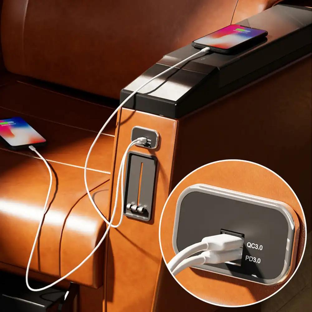 12V/24V Car Motorcycle Charger USB Type-C PD3.0 USB3.0 Fast Charging Socket Charging RV Boat on Board