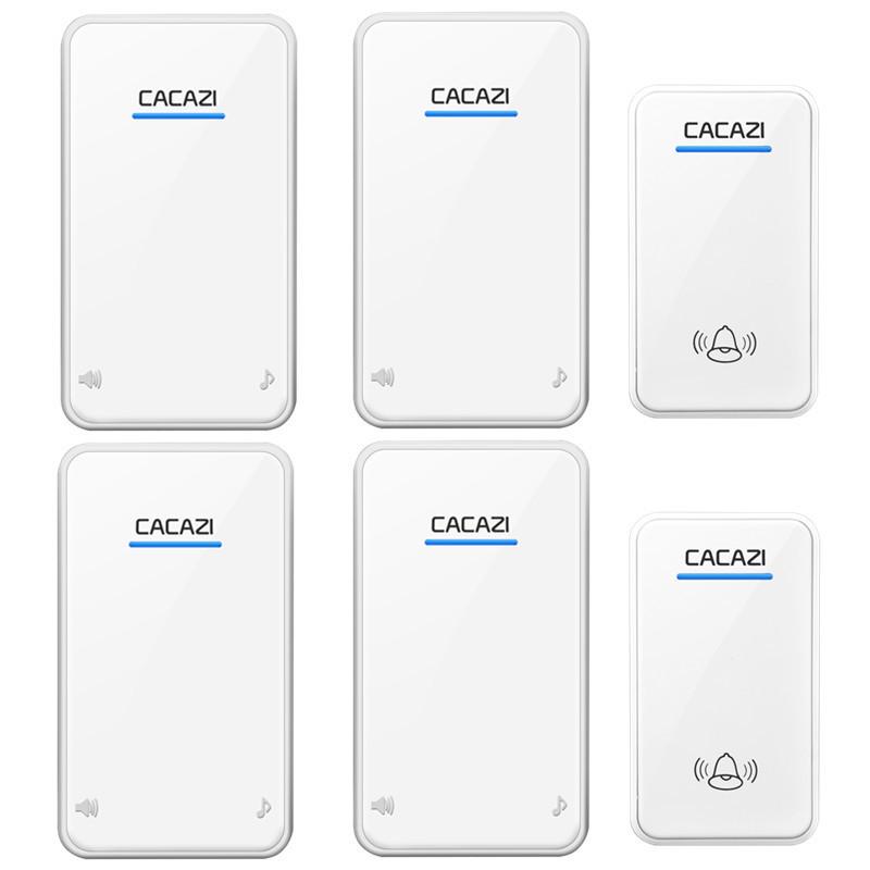 Smart Wireless Doorbell: Long-Range, Adjustable Music, Waterproof, Two-in-Four Design