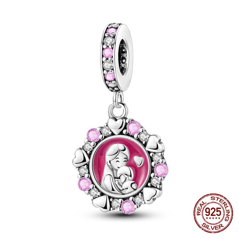 Fit Original 925 Bracelet Magic Star Plate Angel Moon Tree of Life Charms DIY Jewelry Making Women Gift 100% 925 Silver
