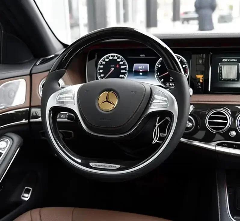 CSE1 Car Steering Wheel Emblem Interior Badge Decoration Accessories for Mercedes benz W203 W204 W205 W176 W211 W212 W213 GLA GLC